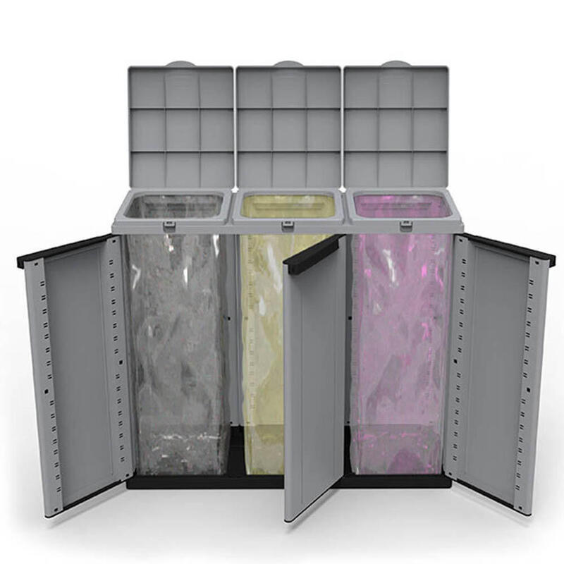 Armario Ecoline 3 Puertas 102 X 39 X 88,7 Cm
