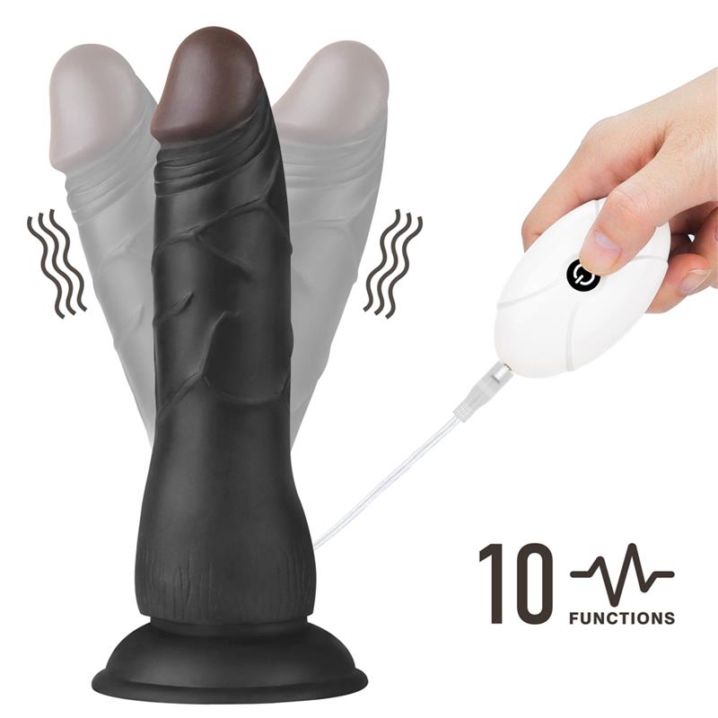 Arnés Ajustable Con Dildo 10 Vibraciones 7.5