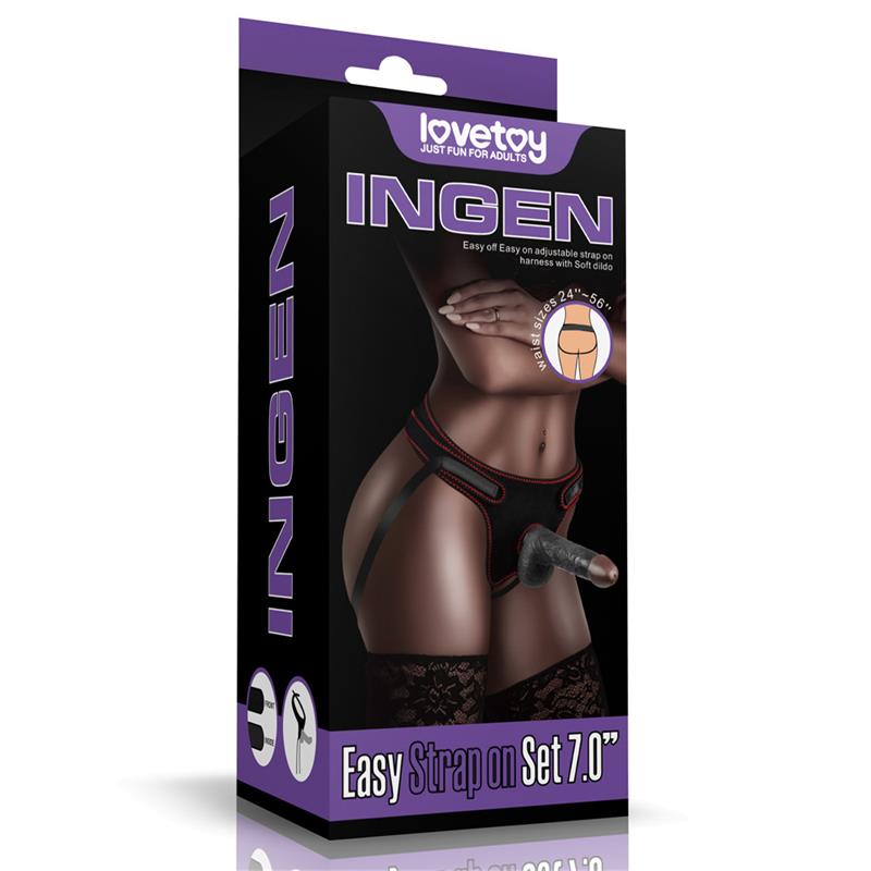 Arnés Ajustable Con Dildo 7.0