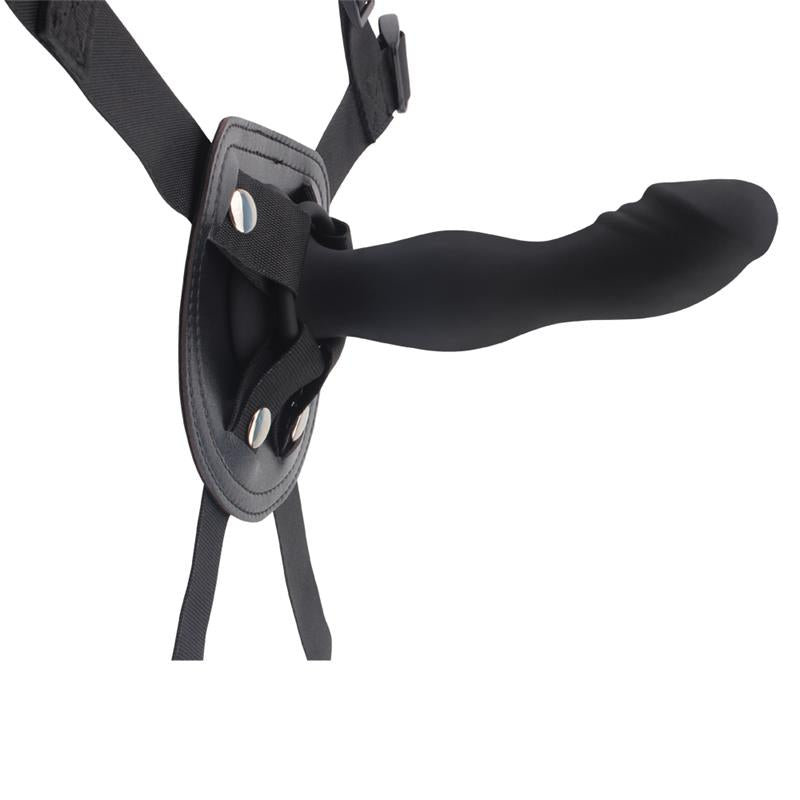 Arnés Con Dildo Rumpy Silicona Negro