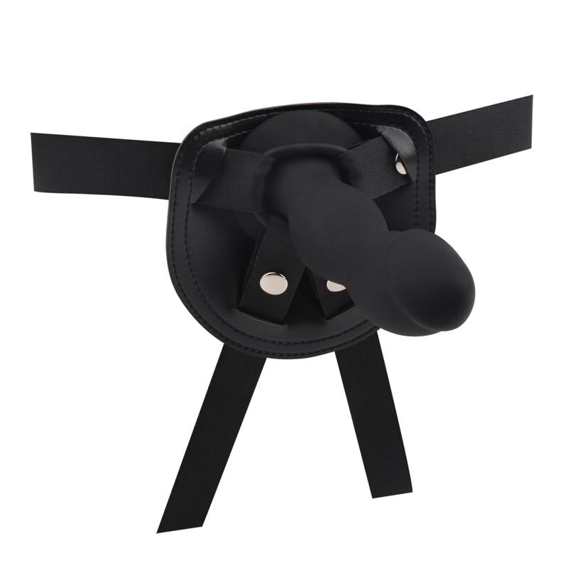 Arnés Con Dildo Rumpy Silicona Negro