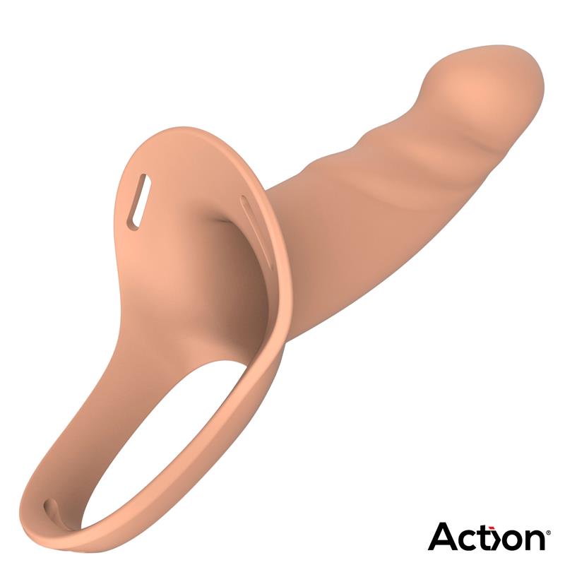 Arnés Strap-On Con Dildo Hueco Silicona Premium Talla S