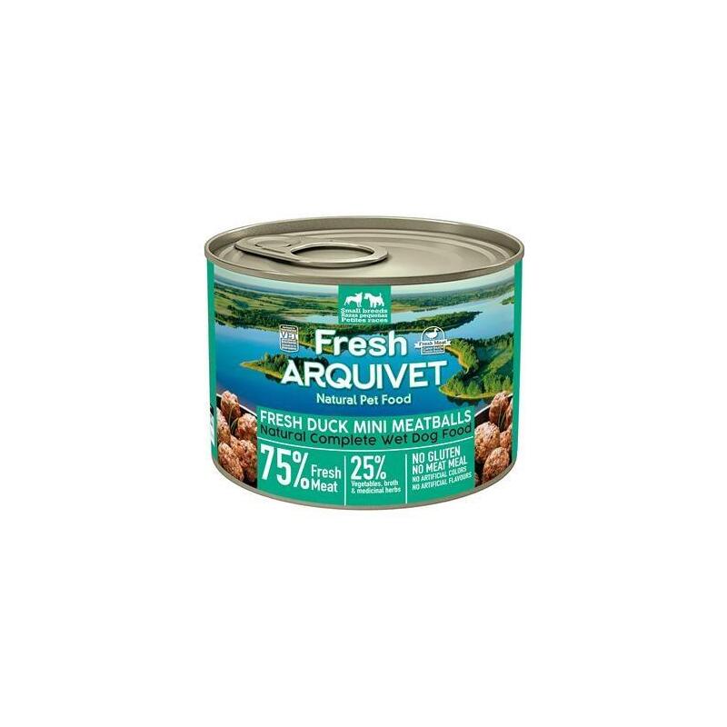 Arquivet Fresh Mini Klopsiki Z Kaczka Batatem I Pomarancza 200g