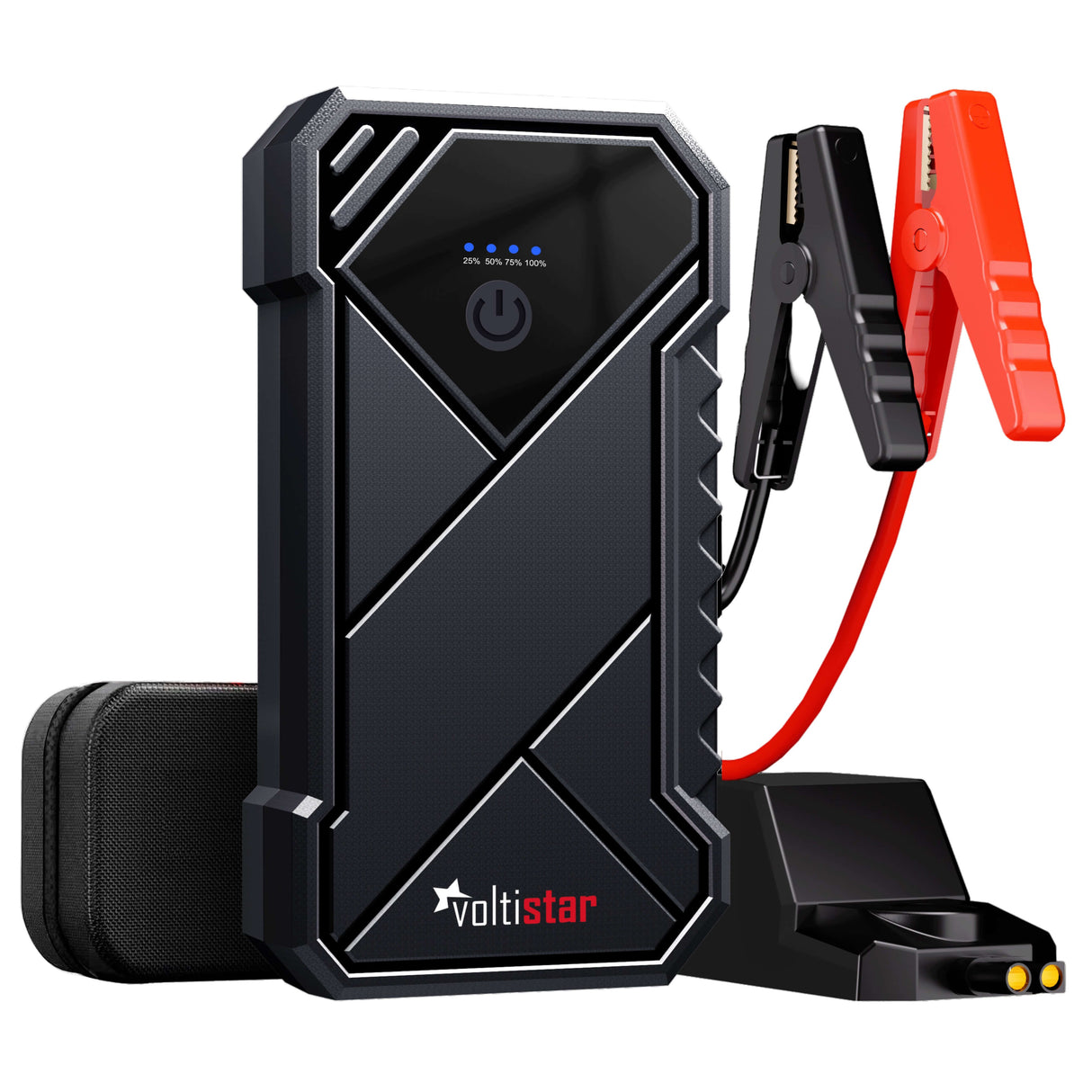 Arrancador De Coche 8000Mah Inteligente Hasta 5L Gasolina Y 3L Diesel