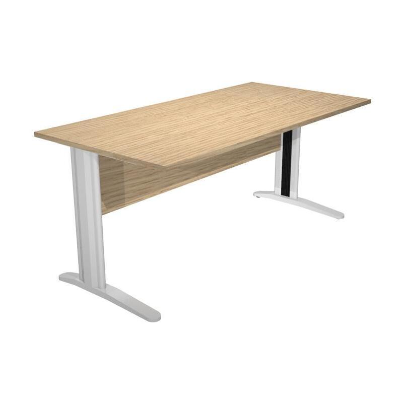 Artexport Mesa Escritorio Presto 160 Con Patas De Metal Tablero 22mm Roble