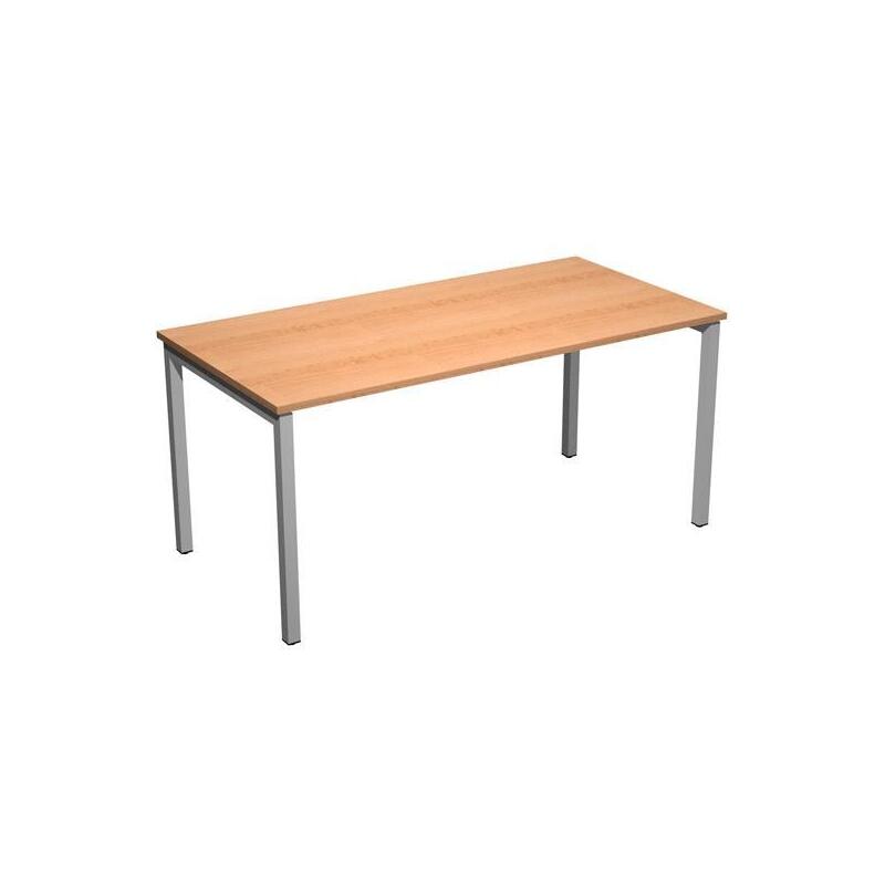 Artexport Mesa Escritorio Venere 140 Con 4 Patas De Metal 40x40mm Tablero 22mm Haya
