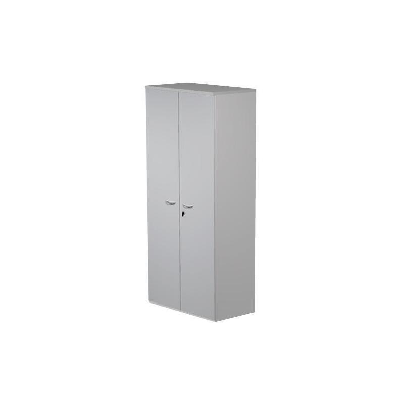 Artexport Pareja De Puertas Para Estantería Alta Presto 18mm Con Cerradura Gris