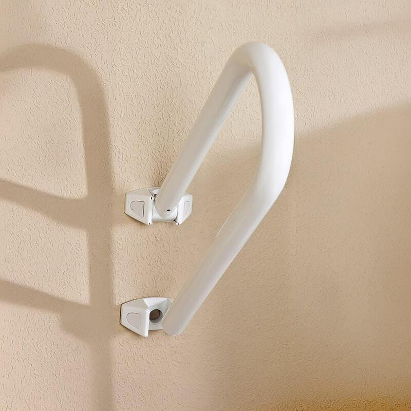 Asa De Seguridad Giratoria, Aluminio Blanco, 52,5 X 21 X 20 Cm