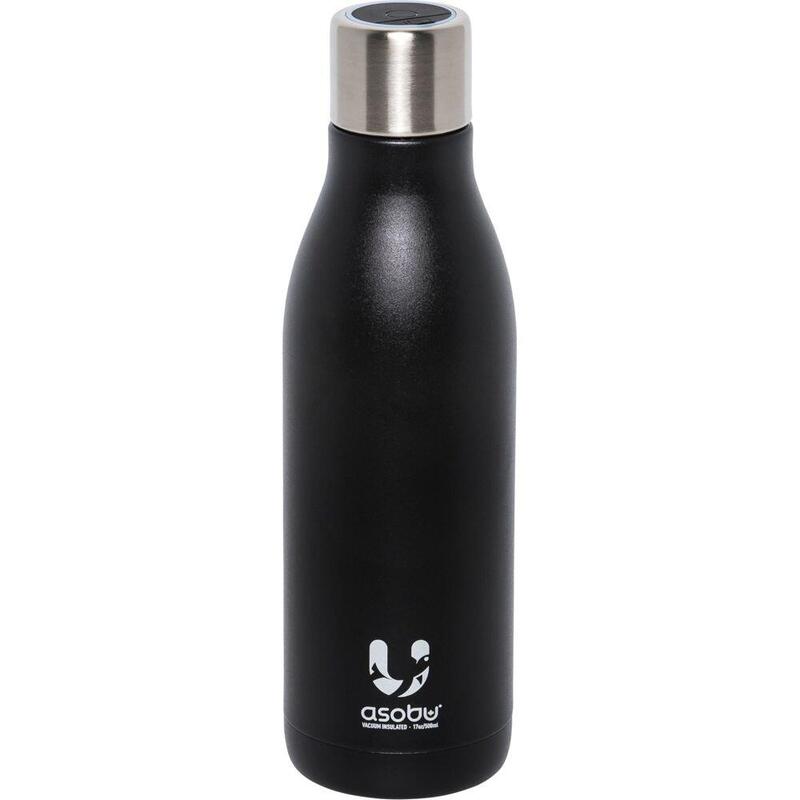 Asobu Botella Uv-Light Schwarz, 0,5 L