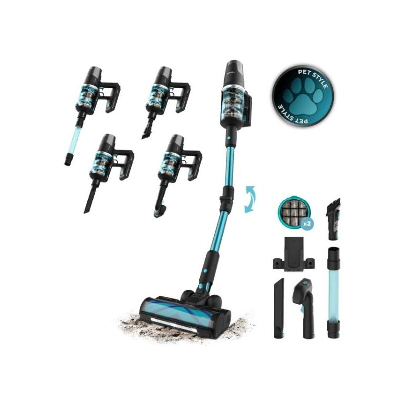 Aspirador Cecotec Rockstar 9500 Lunar Pet Flex De Escoba Vertical - 780w - Autonomia 90min - Succion 30kpa - Luz Led -