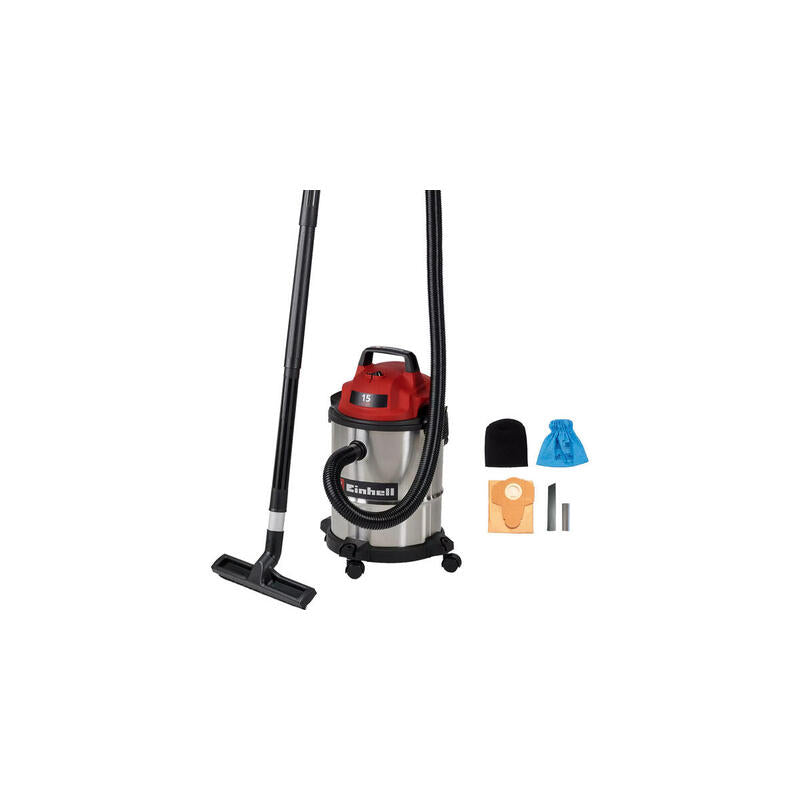 Aspirador Einhell Tc-Vc 1540 S, En Seco/Mojado Plateado/Rojo 2347405