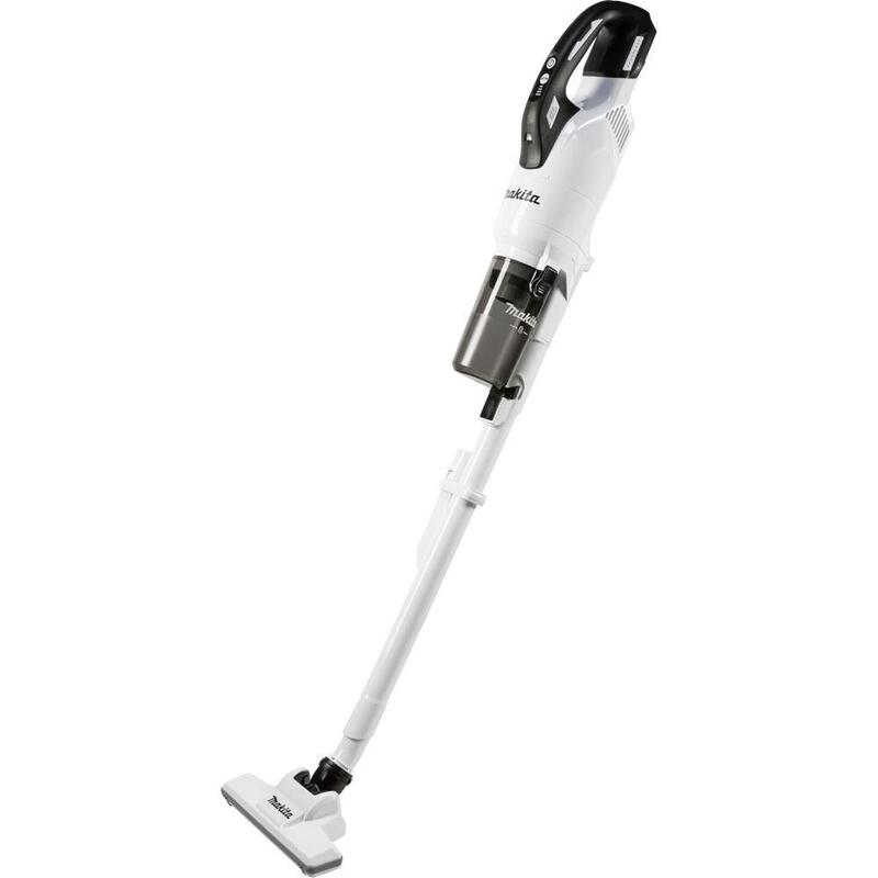 Aspirador Escoba Makita Dcl286fzw Blanco, Sin Batería Ni Cargador Dcl286fzw