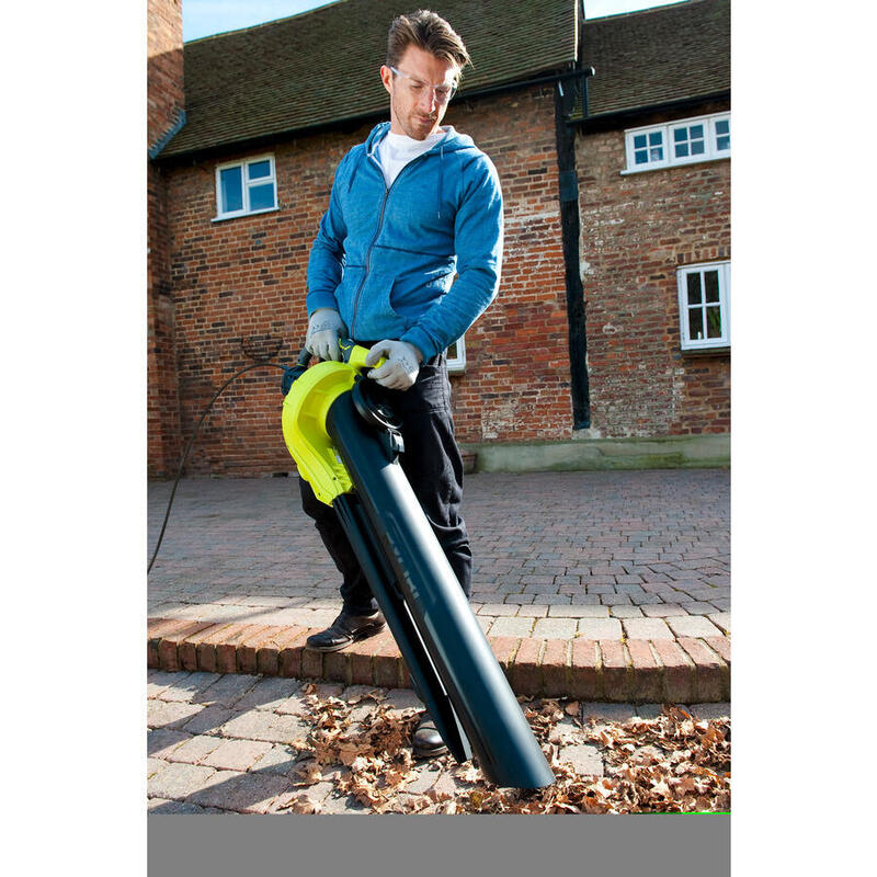 Aspirador Soplador Triturador Ryobi Rbv3000cesv 3000w Aspiración 16 M³ Min Trituración 16:1