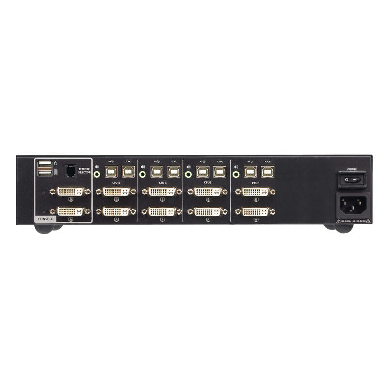 Aten Cs1144d4c Interruptor Kvm Negro