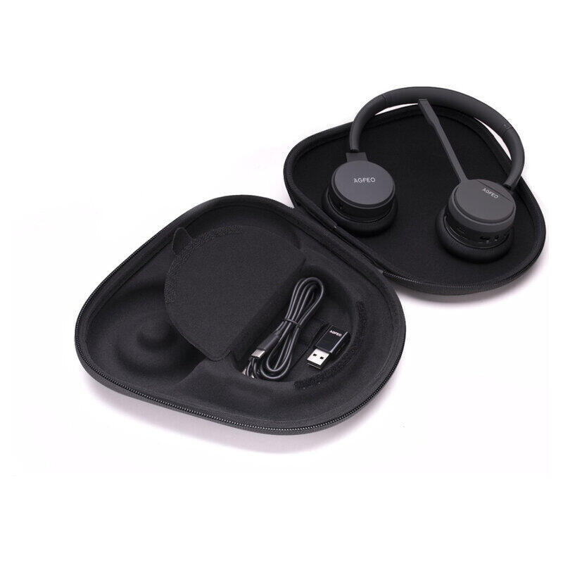 Auriculares Agfeo Infinity Inalámbrico Bluetooth Negro