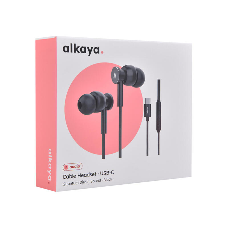 Auriculares Alkaya Quantum Direct Sound Cable Negro Usb-C