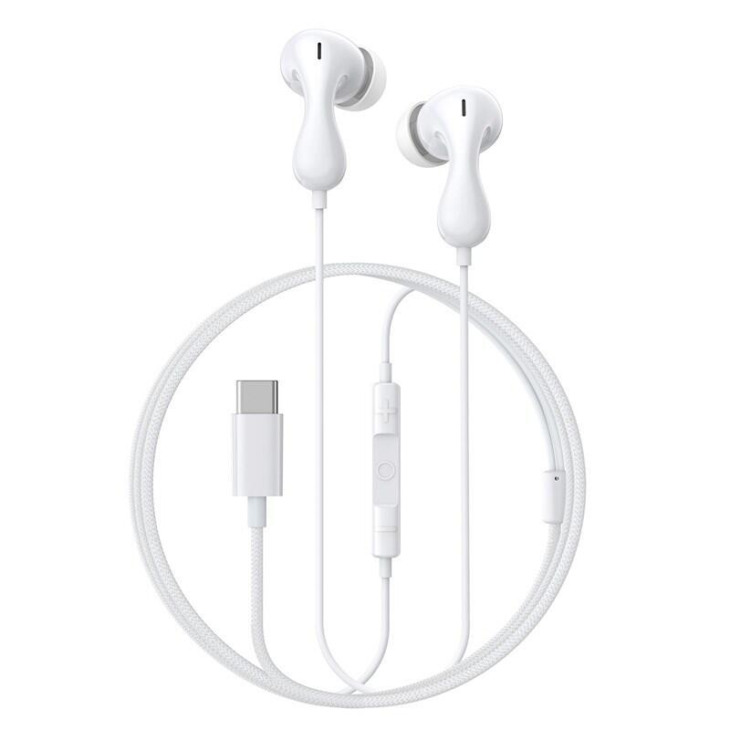Auriculares Baseus Encok Cz20 Alámbrico Dentro De Oído Llamadas/Música Usb Tipo C Blanco