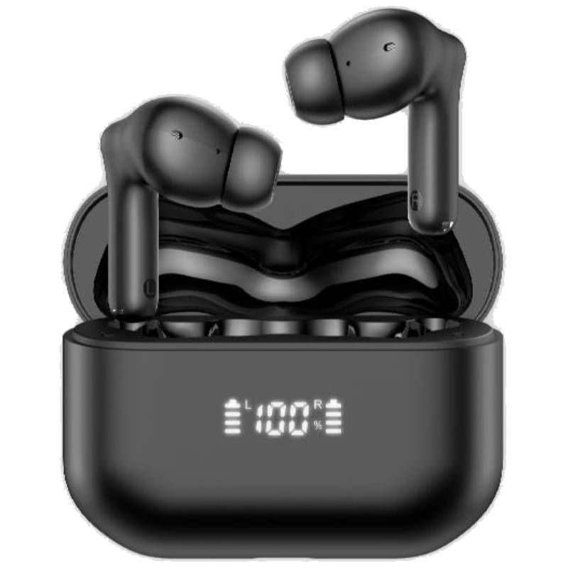 Auriculares Bluetooth Daewoo Dw2022 Con Estuche De Carga Autonomía 5h Negros