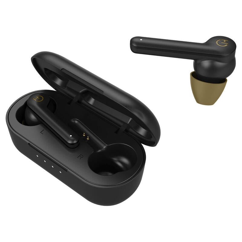Auriculares Bluetooth Hiditec Vesta 90'S Limited Edition Con Estuche De Carga Autonomía 8h Negros