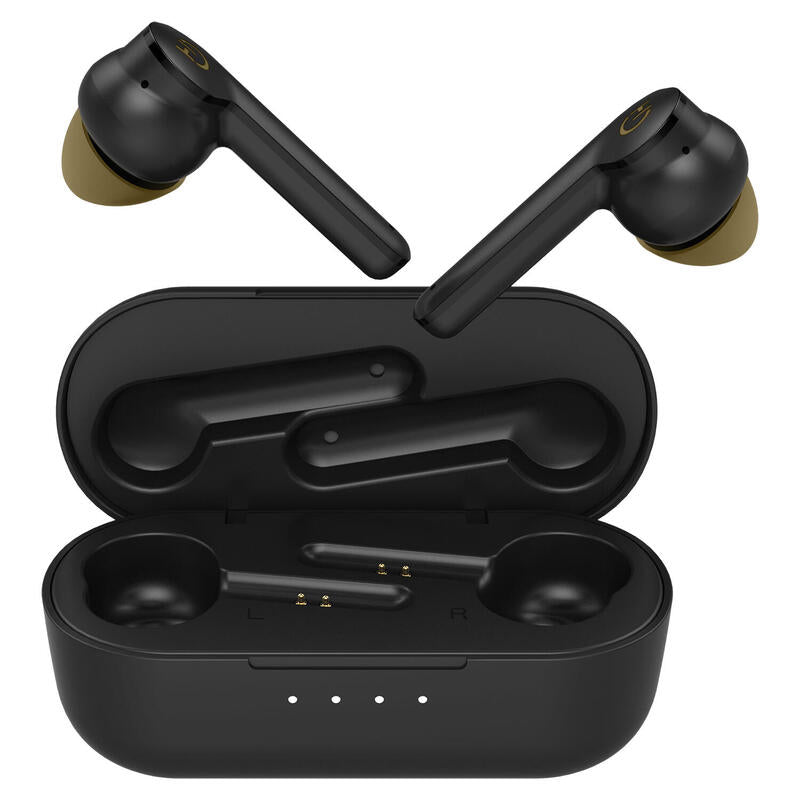 Auriculares Bluetooth Hiditec Vesta 90'S Limited Edition Con Estuche De Carga Autonomía 8h Negros