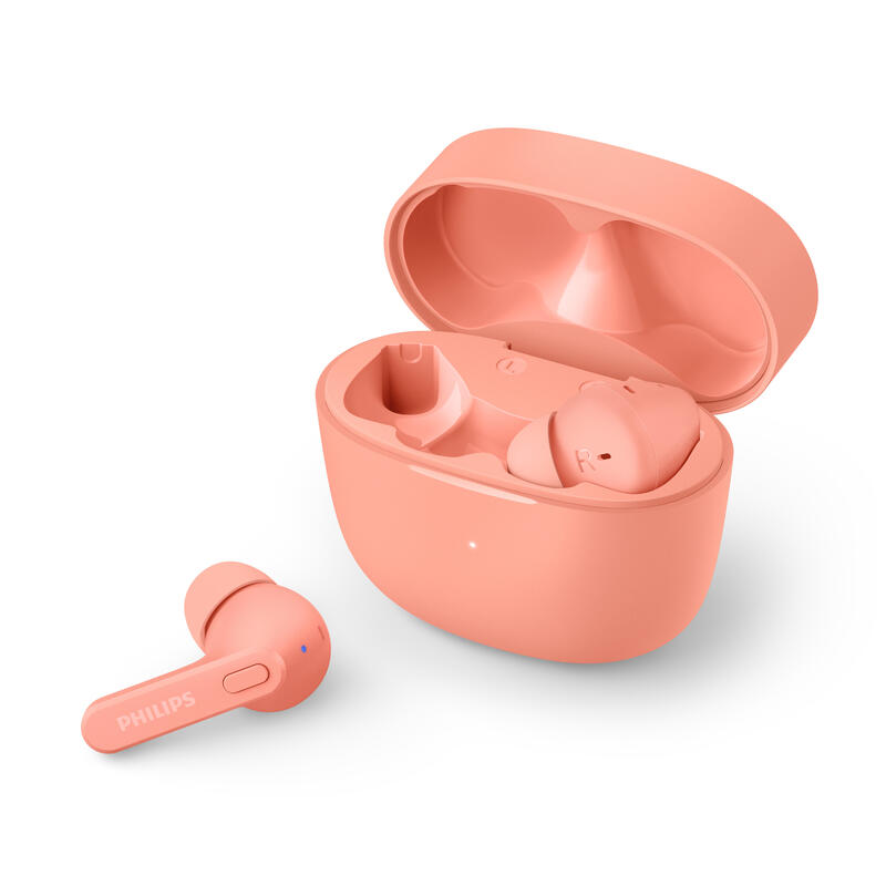 Auriculares Bluetooth Philips Tat2206pk/00 Pink Ipx4 Estuche De Carga