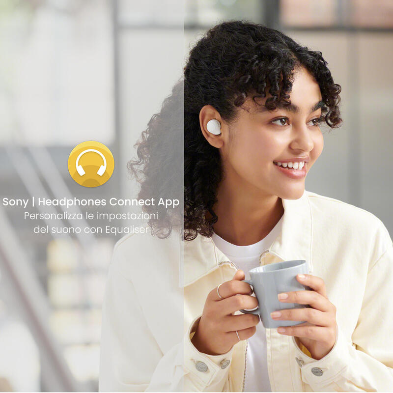 Auriculares Bluetooth Sony Wf-C500 Con Estuche De Carga Autonomía 5h Blancos