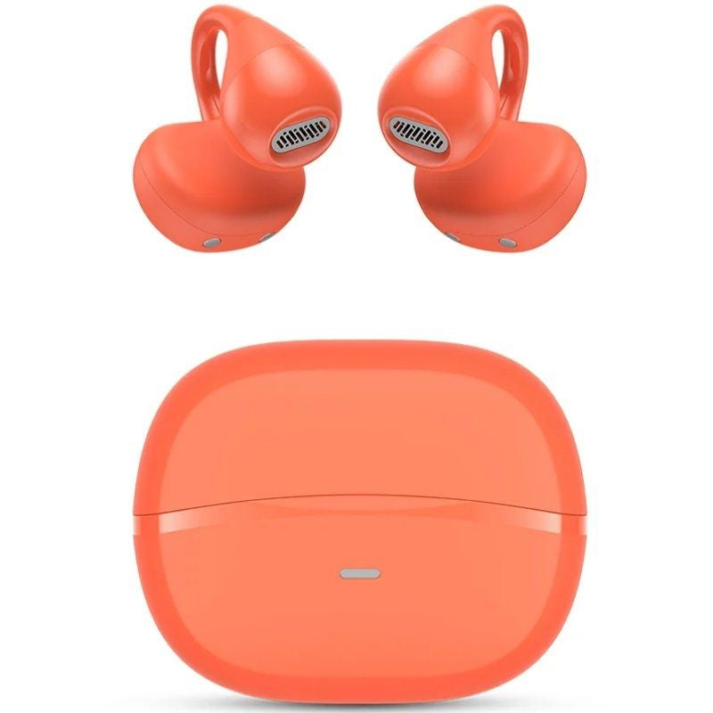Auriculares Bluetooth Spc Boost Clip Con Estuche De Carga Autonomía 6h Rojos