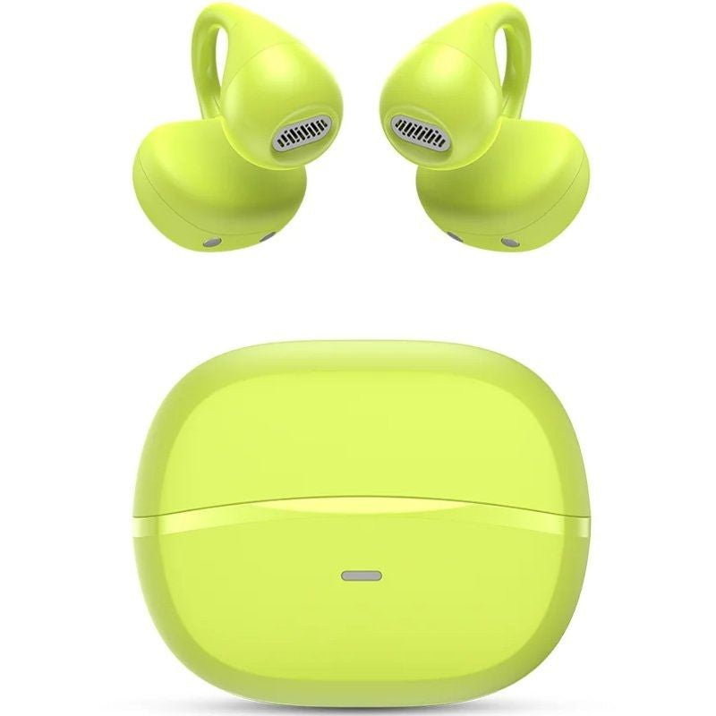 Auriculares Bluetooth Spc Boost Clip Con Estuche De Carga Autonomía 6h Verdes Lima