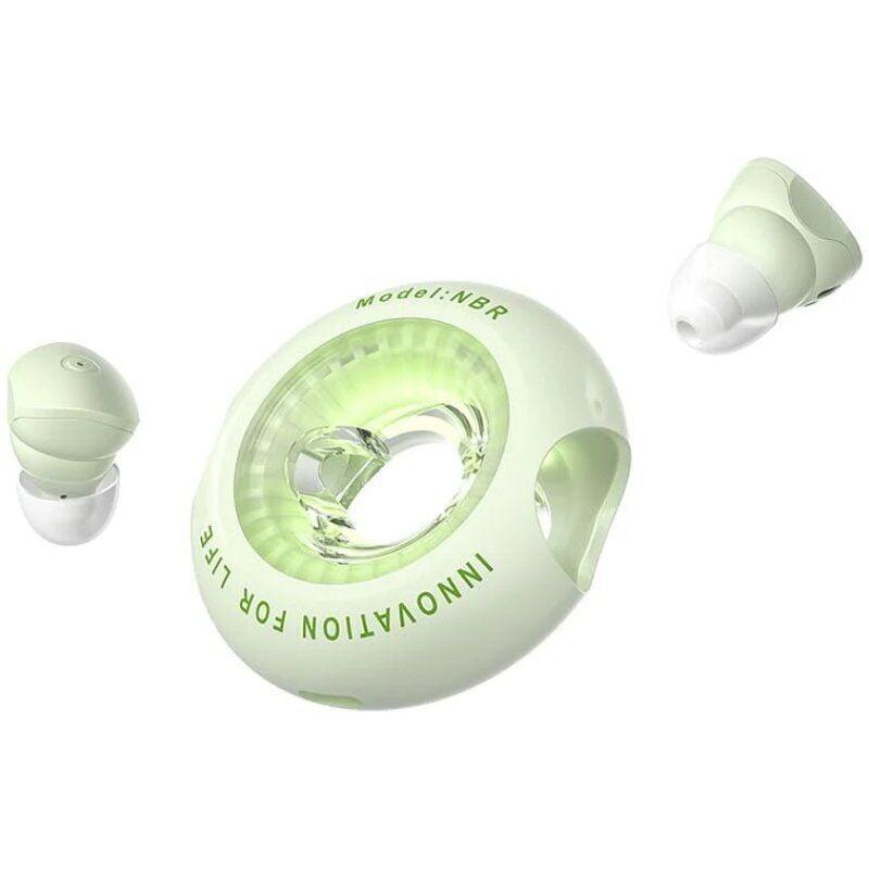 Auriculares Bluetooth Vention Nbrg0 Con Estuche De Carga Autonomía 20h Verdes