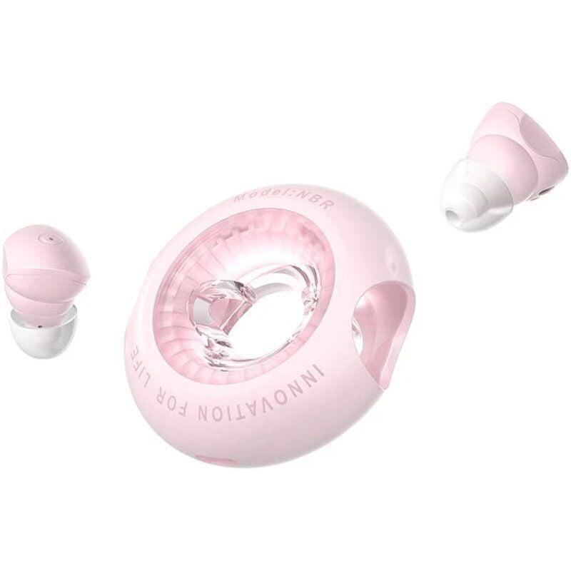 Auriculares Bluetooth Vention Nbrp0 Con Estuche De Carga Autonomía 20h Rosas