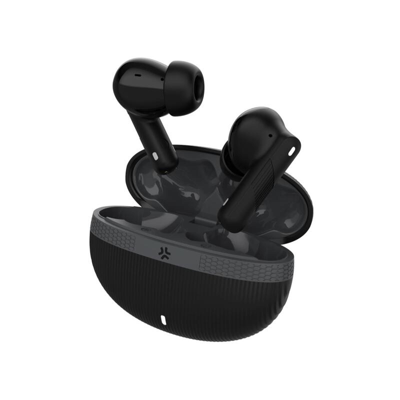 Auriculares Celly True Wireless Bluetooth Con Anc, Micrófonos Integrados Y Estuche De Carga, Negro