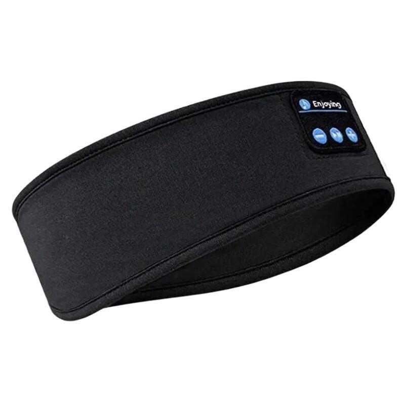 Auriculares Diadema Elástica Con Bluetooth Negro