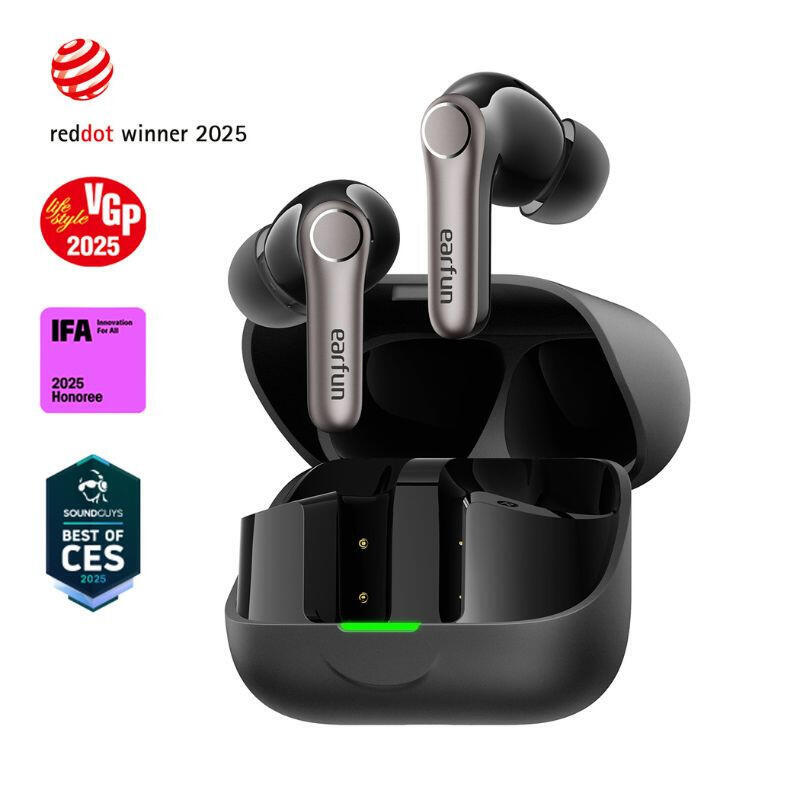 Auriculares Earfun Air Pro 4+ Anc Negro