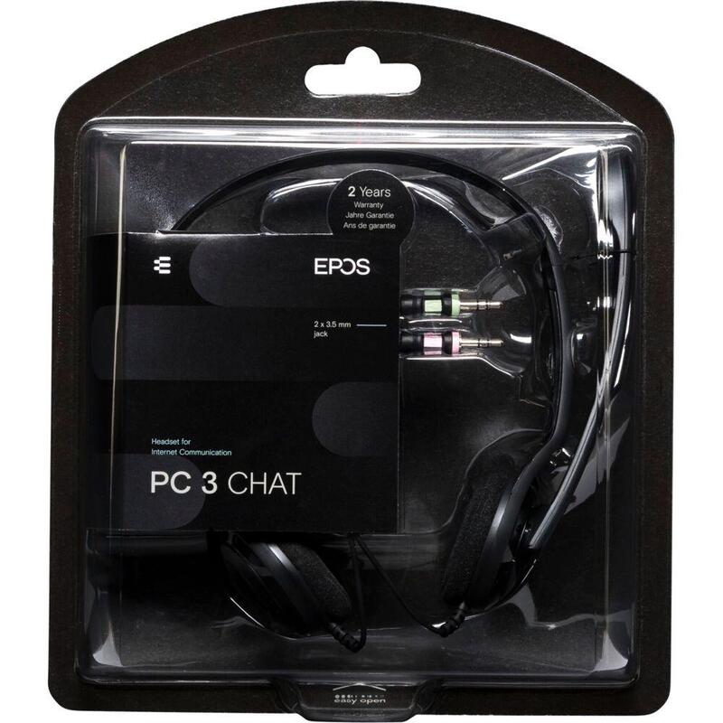 Auriculares Epos/Sennheiser Micro Pc 3 Biaural Jack 3.5