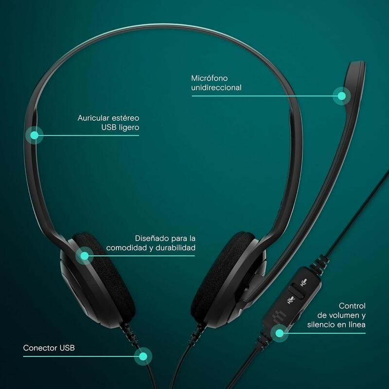 Auriculares Epos/Sennheiser Micro Pc 8 Biaural Usb