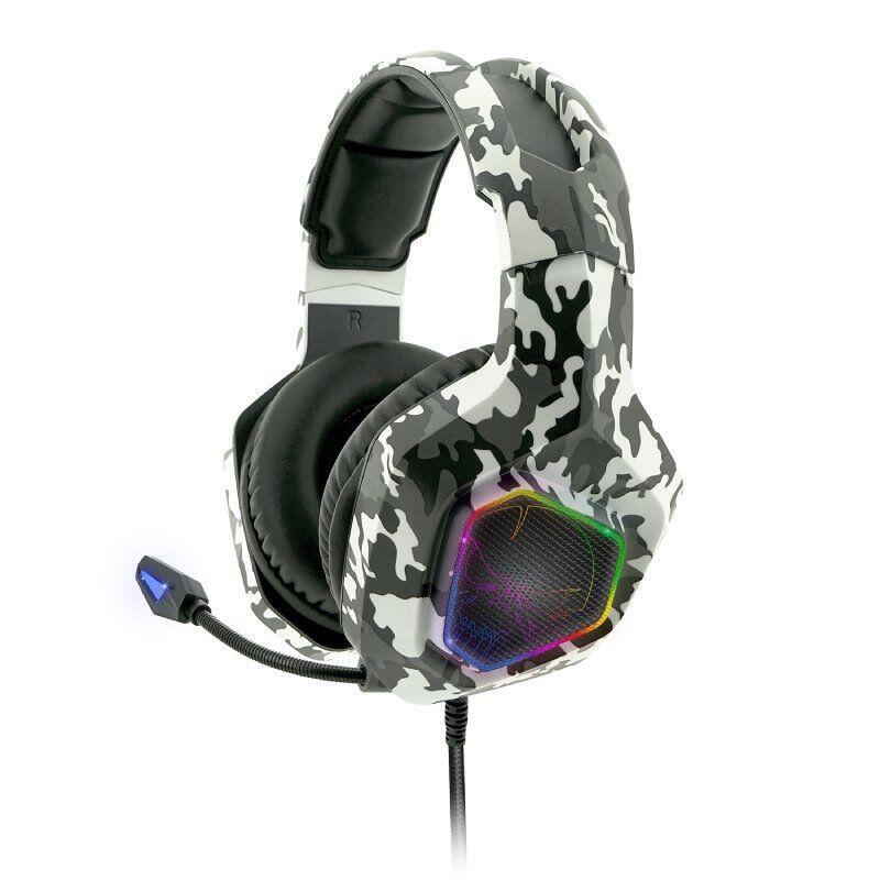 Auriculares Gaming Con Micrófono Spirit Of Gamer Elite-H50 Jack 3.5 Camuflaje Ártico