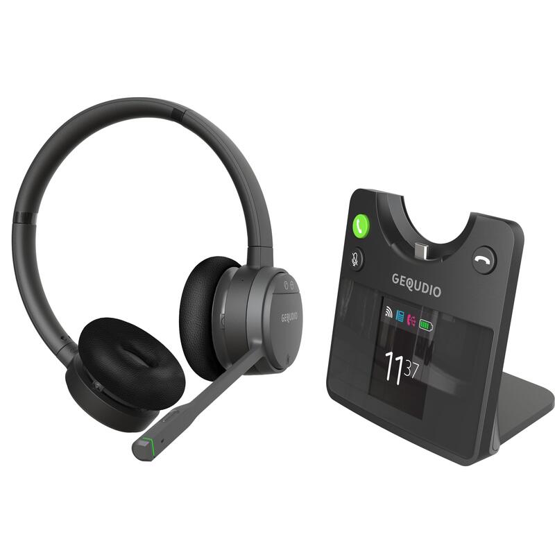 Auriculares Gequdio Gc-4 Dect Und Bt Duales Inkl. Basismation