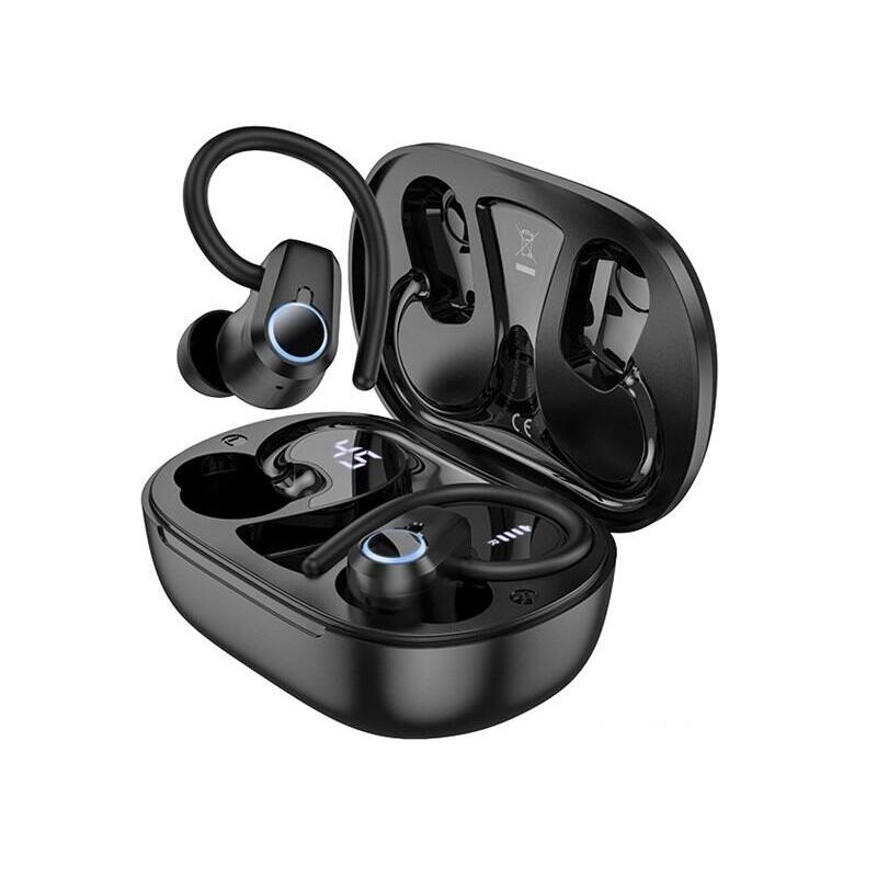 Auriculares Hoco Eq8 Pure Joy Bluetooth Negro