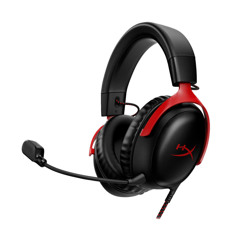 Auriculares Hp Hyperx Cloud Iii - Gaming (Negro-Rojo)
