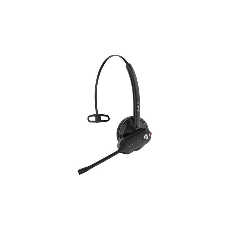 Auriculares Inalámbrico Yealink Wh63 Portable Uc Gancho De Oreja, Diadema, Banda Para Cuello Oficina/Centro De Llamadas Base De Carga Negro