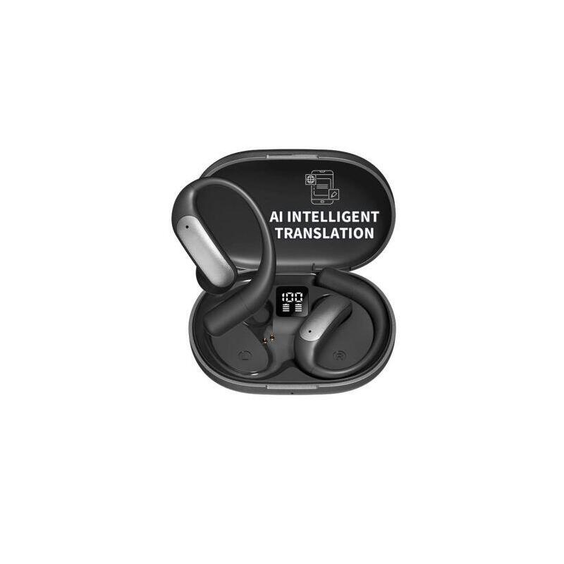 Auriculares Inalámbricos M127 - Bt 5.4 · Microfono · Estuche De Carga · Traductor Ia · Negro