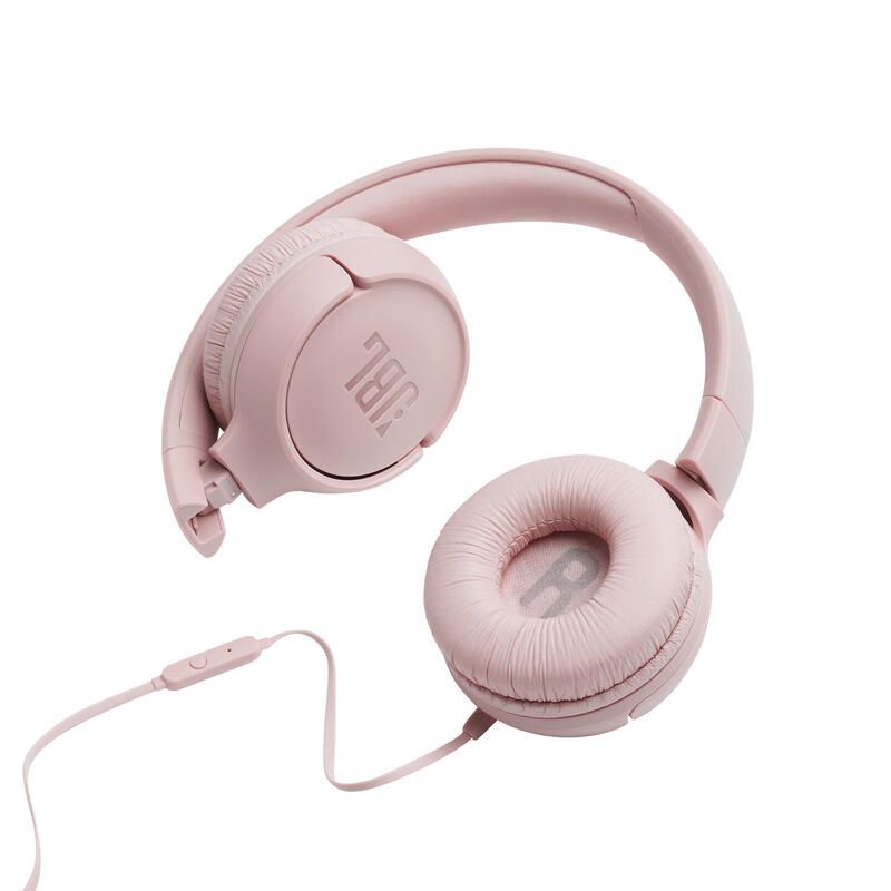 Auriculares Jbl Tune 500 Con Micrófono Jack 3.5 Rosas