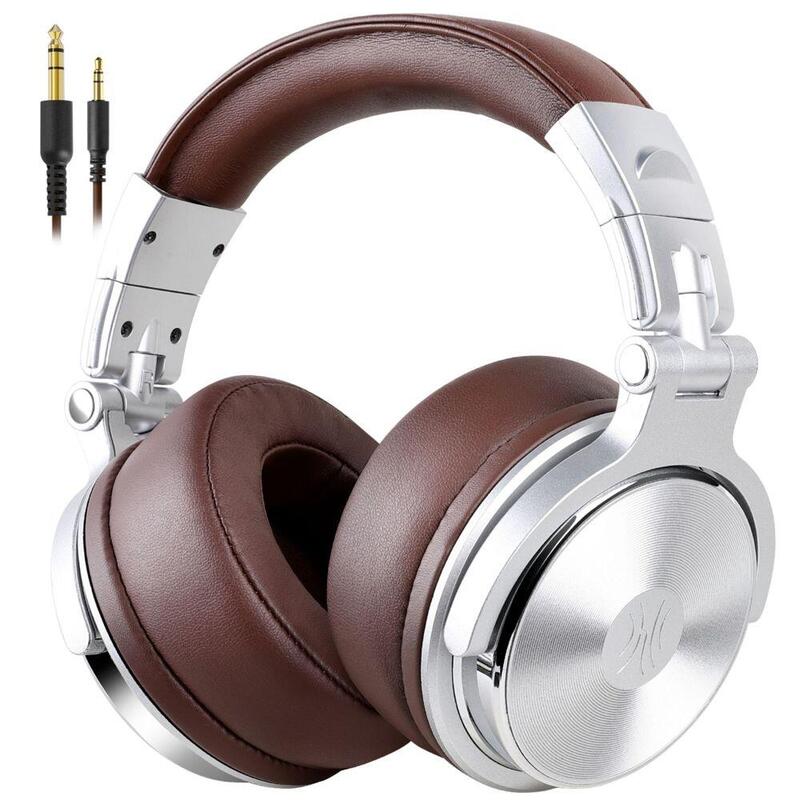 Auriculares Oneodio Pro40 Silver-Brown
