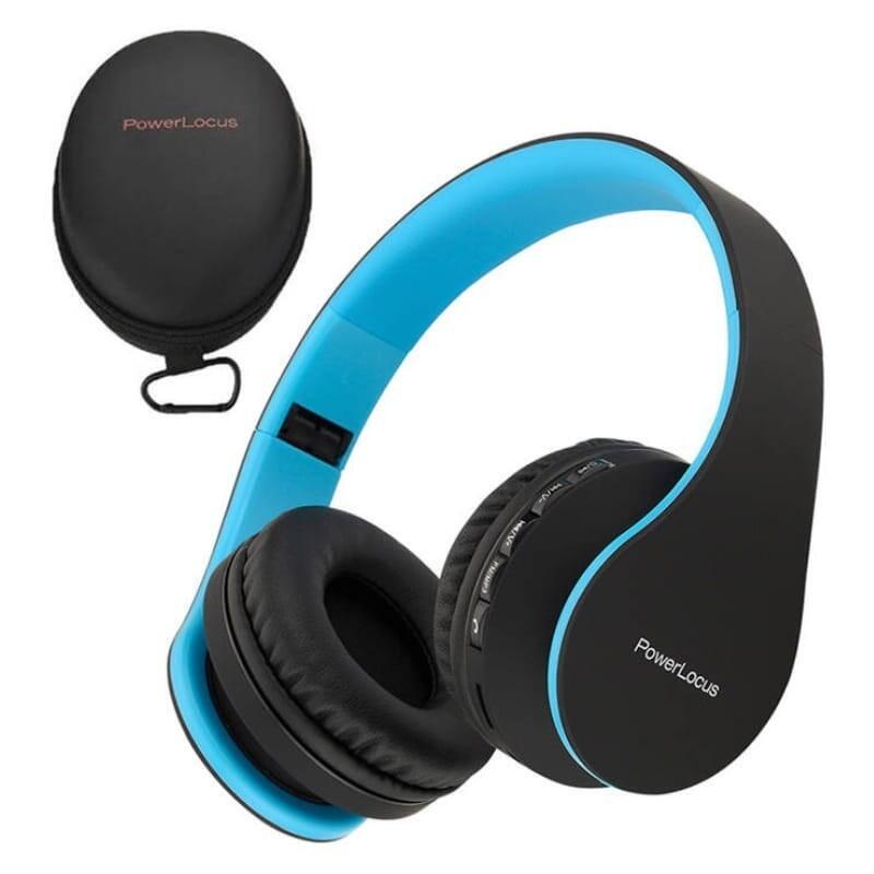 Auriculares Powerlocus P1 Negro/Azul Bluetooth