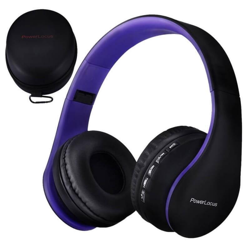 Auriculares Powerlocus P1 Negro/Púrpura Bluetooth