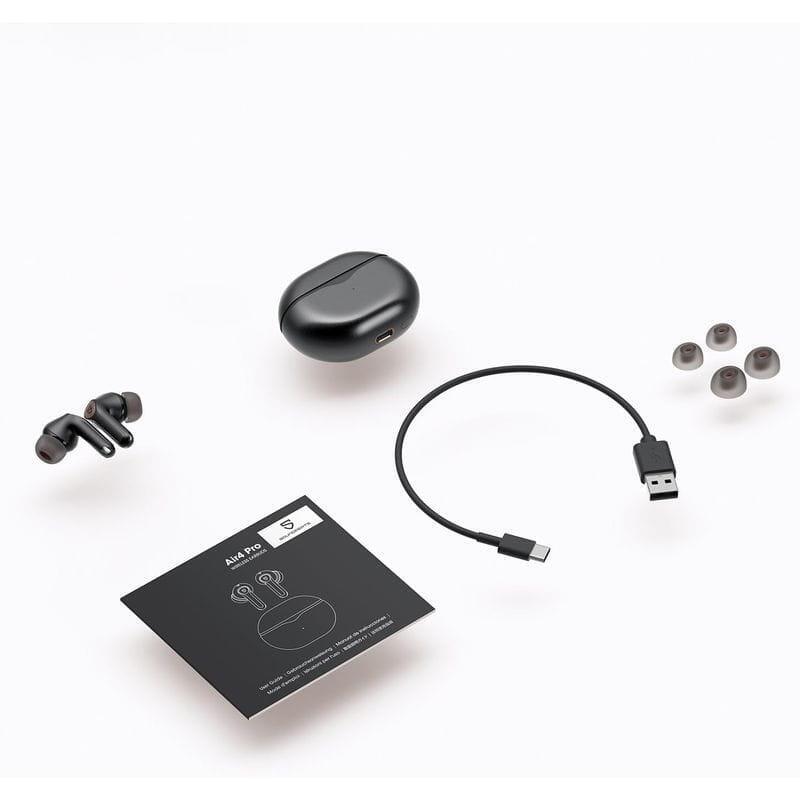 Auriculares Soundpeats Air 4 Pro Anc Negro Bluetooth