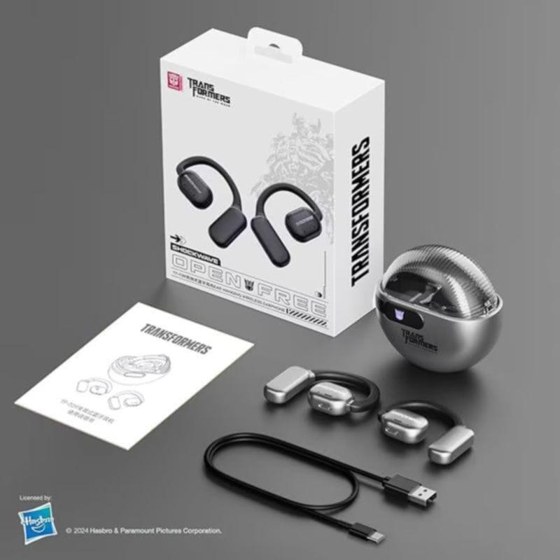 Auriculares Tws Transformers Tf-T09 Bluetooth Plata Inalámbricos