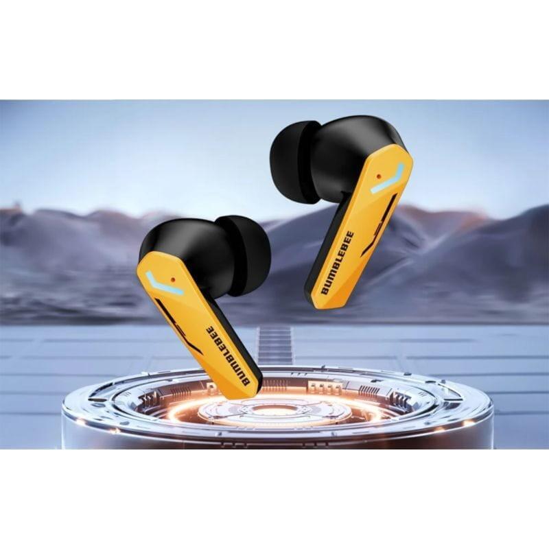 Auriculares Tws Transformers Tf-T10 Bluetooth Amarillo Inalámbricos
