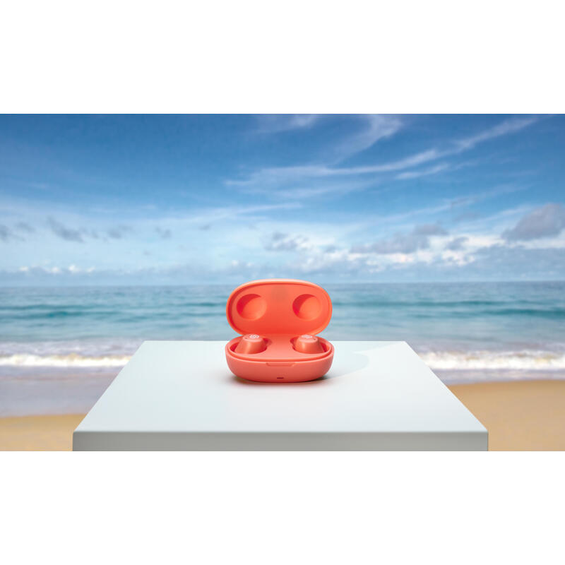 Auriculares Urbanista True Wireless Inalambricos Lisbon Coral Peach Naranja Coral