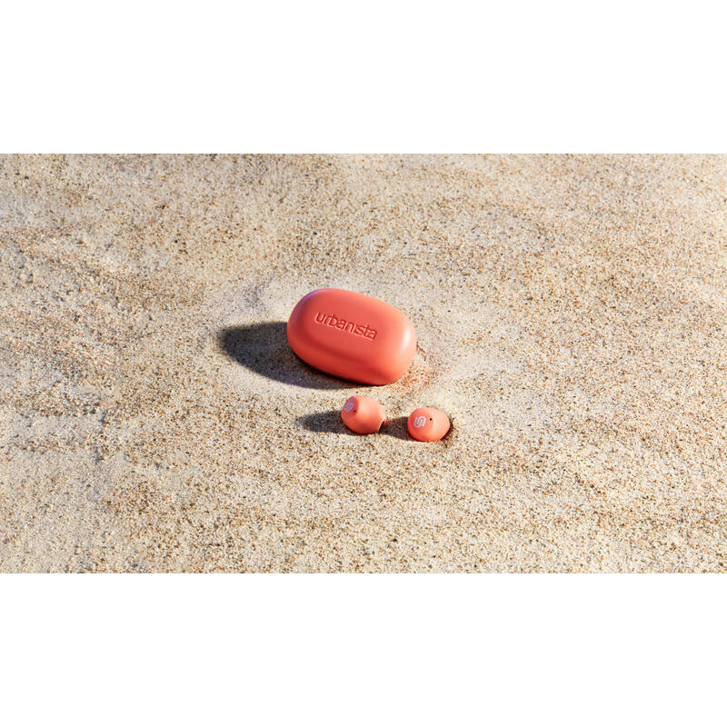 Auriculares Urbanista True Wireless Inalambricos Lisbon Coral Peach Naranja Coral
